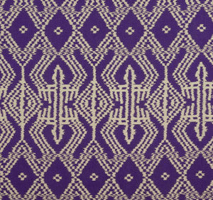 Schumacher Fabric Asaka Ikat Violet 176091