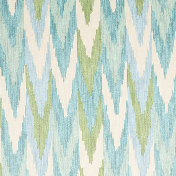 Kashgar Velvet Ikat Mineral & Leaf 176103 by Schumacher Designer Fabric CUT & PATTERNED VELVETS COTTON 100% ITALY MARTINDALE 30,000 </p><p>Repeat: Horizontal: 12 2/5" (34CM) and Vertical: 13 4/5" (96CM) 54.1111 - Swanky Fabrics -