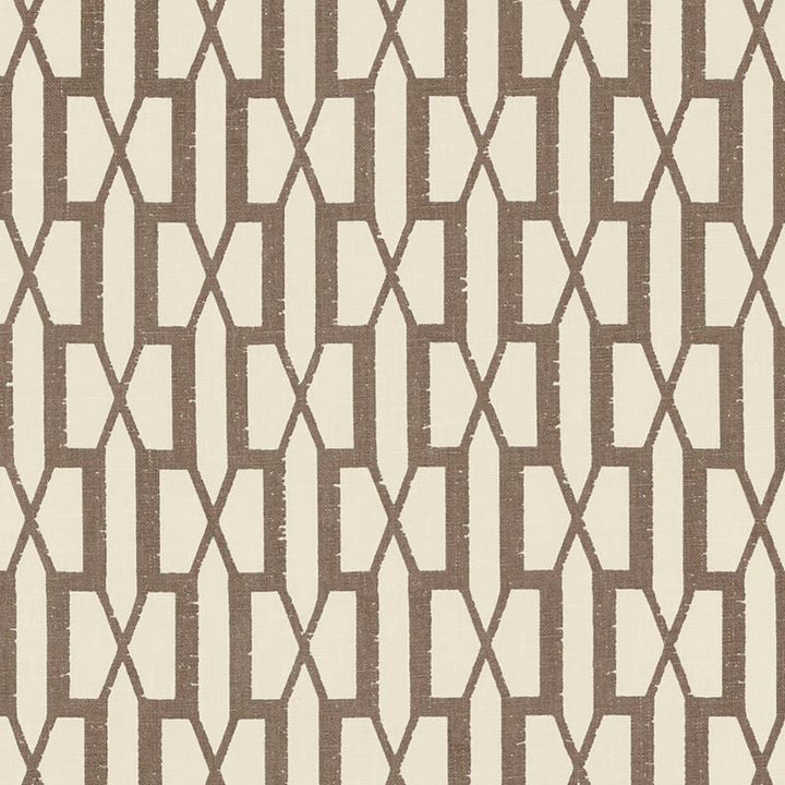 Belvedere Berber Brown 176117 by Schumacher Designer Fabric Veere-Grenney 100% Linen Martindale 25,000 Horizontal: 2.875 and Vertical: 4 53.5 - Swanky Fabrics -