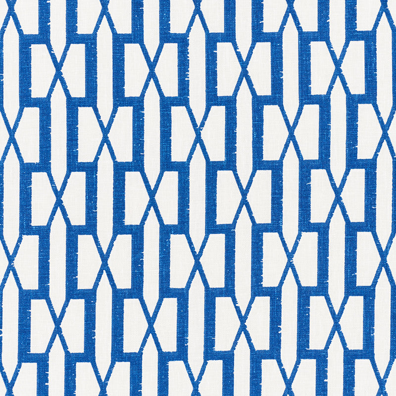 Belvedere Sea 176118 by Schumacher Designer Fabric Veere-Grenney 100% Linen Martindale 25,000 Horizontal: 2.875 and Vertical: 4 53.5 - Swanky Fabrics -