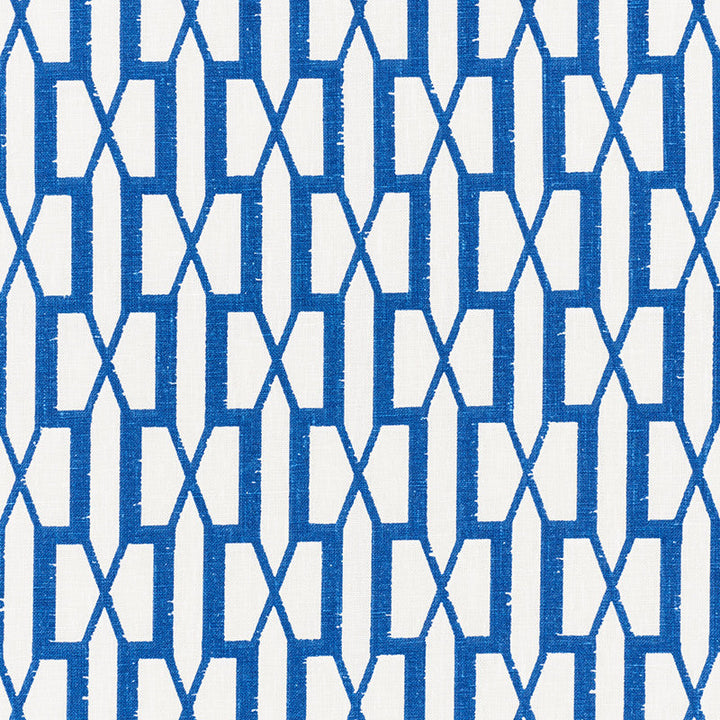 Belvedere Sea 176118 by Schumacher Designer Fabric Veere-Grenney 100% Linen Martindale 25,000 Horizontal: 2.875 and Vertical: 4 53.5 - Swanky Fabrics -