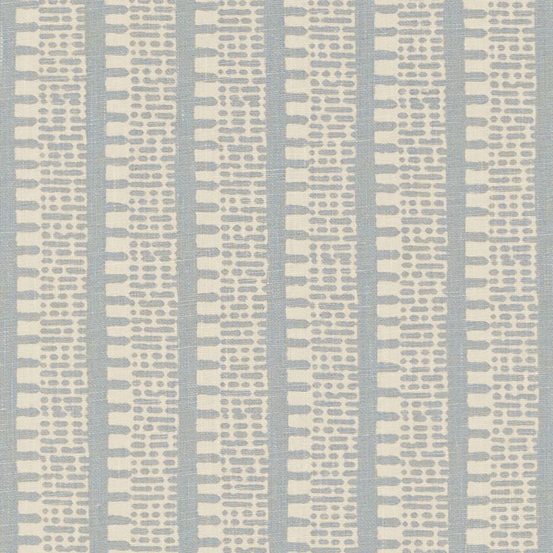 Kiosk Orpington Blue 176134 by Schumacher Designer Fabric Veere-Grenney 100% Linen Martindale 25,000 Horizontal: 2.75 and Vertical: 5 52.5 - Swanky Fabrics -