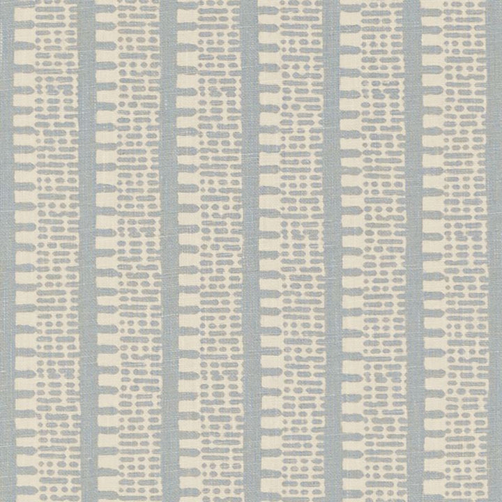 Kiosk Orpington Blue 176134 by Schumacher Designer Fabric Veere-Grenney 100% Linen Martindale 25,000 Horizontal: 2.75 and Vertical: 5 52.5 - Swanky Fabrics -