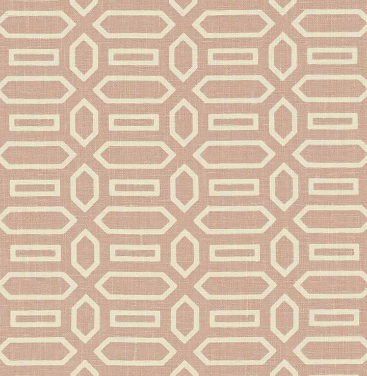Pavillion Temple Pink 176141 by Schumacher Fabric Schumacher Fabric Pavillion Temple Pink 176141Fabric LINEN 100% UNITED KINGDOM </p><p>Repeat: H: HORZ. 2 1/2" (6CM) , V: VERT. 1 5/8" (4CM) 52 - Fabric Carolina -