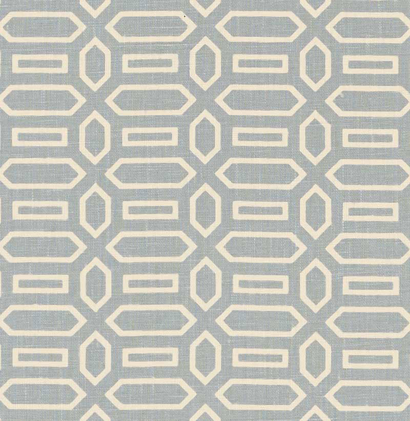 Pavillion Orpington Blue 176144 by Schumacher Fabric Schumacher Fabric Pavillion Orpington Blue 176144Fabric LINEN 100% UNITED KINGDOM </p><p>Repeat: H: HORZ. 2 1/2" (6CM) , V: VERT. 1 5/8" (4CM) 52 - Fabric Carolina -