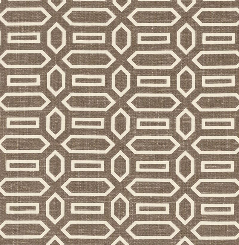 Pavillion Berber Brown 176147 by Schumacher Designer Fabric Veere-Grenney 100% Linen Martindale 25,000 Horizontal: 2.5 and Vertical: 1.625 52 - Swanky Fabrics -