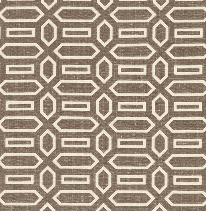 Pavillion Berber Brown 176147 by Schumacher Designer Fabric Veere-Grenney 100% Linen Martindale 25,000 Horizontal: 2.5 and Vertical: 1.625 52 - Swanky Fabrics -
