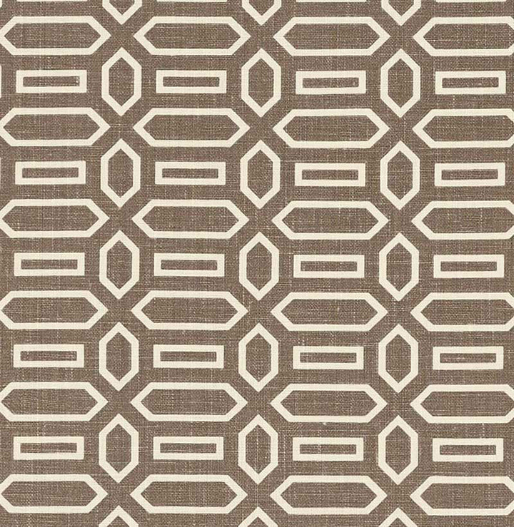 Pavillion Berber Brown 176147 by Schumacher Designer Fabric VEERE GRENNEY LINEN 100% UNITED KINGDOM MARTINDALE 25,000 </p><p>Repeat: Horizontal: 2 1/2" (6CM) and Vertical: 1 5/8" (4CM) 52 - Swanky Fabrics -