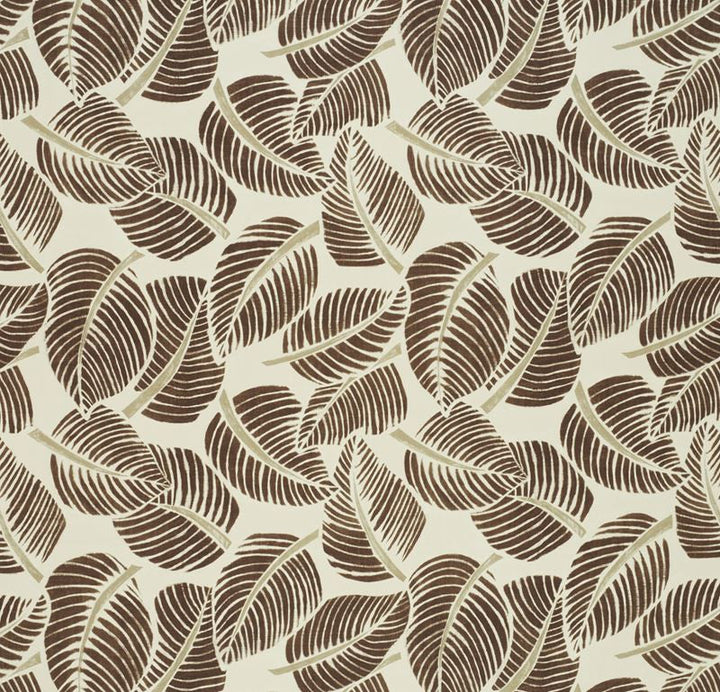 Costa Rica Chocolate 176192 by Schumacher Designer Fabric Good-Vibrations 100% Cotton Martindale 20,000 Horizontal: 55 and Vertical: 47 55 - Swanky Fabrics -