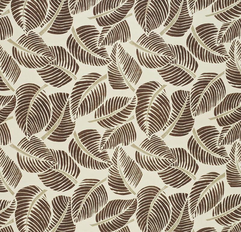 Costa Rica Chocolate 176192 by Schumacher Designer Fabric Good Vibrations See Sample ITALY MEDIUM DUTY </p><p>Repeat: Horizontal: 55" (140CM) and Vertical: 47" (119CM) 55" (140CM) - Swanky Fabrics -