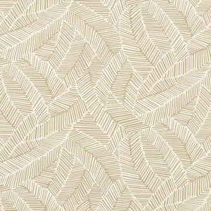 Schumacher Fabric Abstract Leaf Taupe 176220