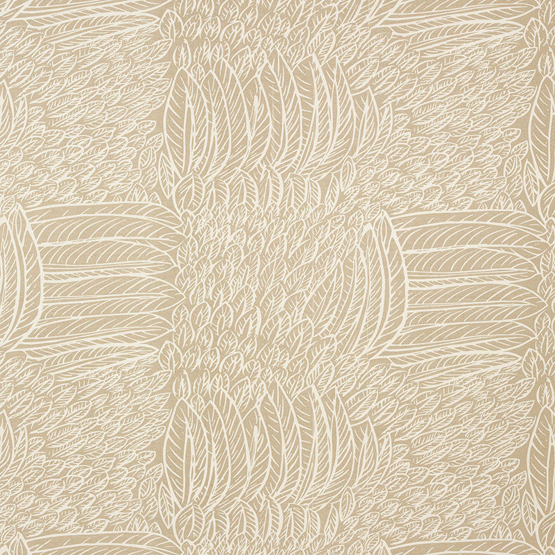 Featherfest Natural 176230 by Schumacher Designer Fabric Good Vibrations See Sample UNITED STATES OF AMERICA MEDIUM DUTY </p><p>Repeat: Horizontal: 26 3/4" (68CM) and Vertical: 24 3/4" (63CM) 53" (135CM) - Swanky Fabrics -