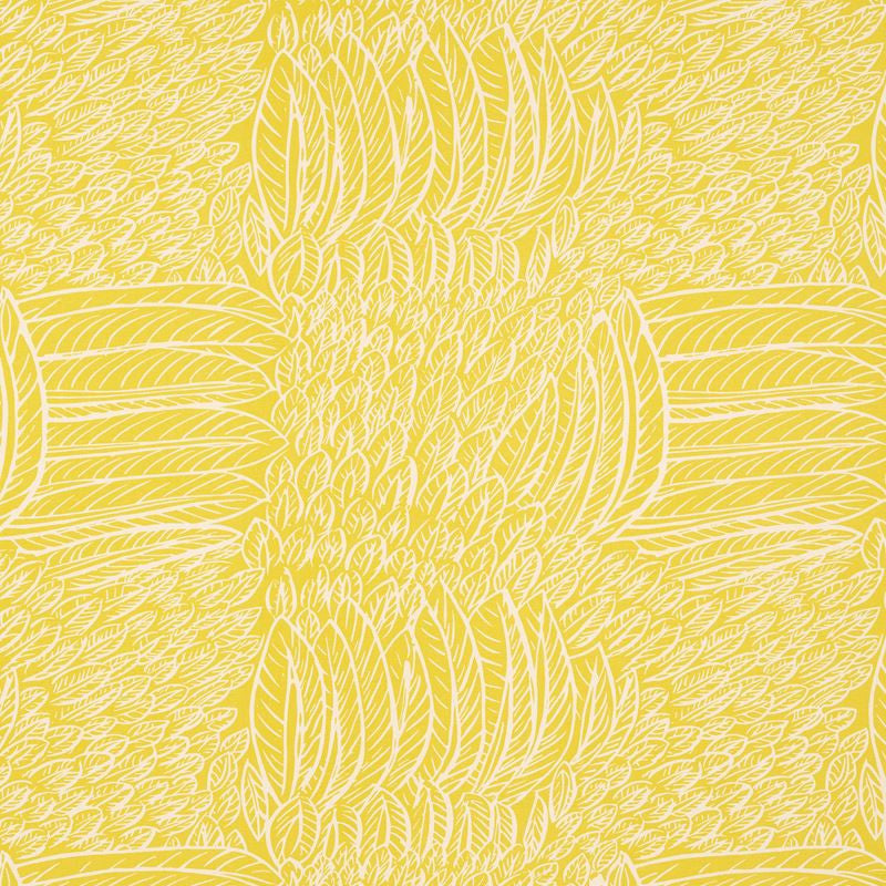 Featherfest Citron 176231 by Schumacher Designer Fabric Good-Vibrations 55% Linen, 45% Cotton Wyzenbeek 15,000 Horizontal: 26.75 and Vertical: 24.75 53 - Swanky Fabrics -