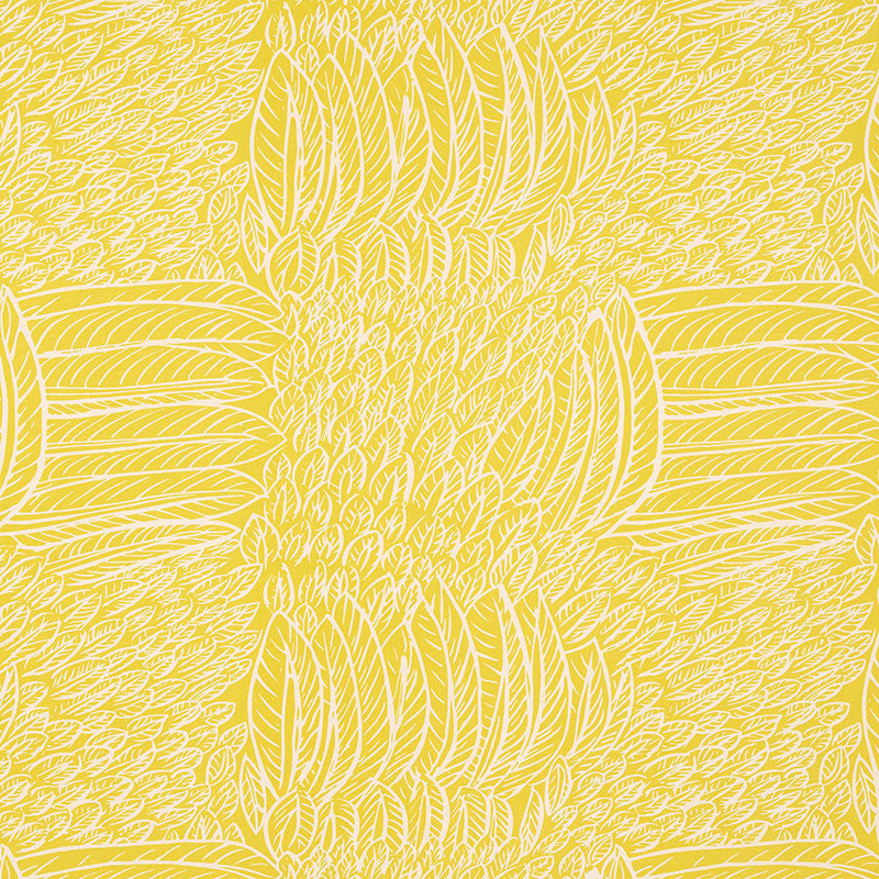Featherfest Citron 176231 by Schumacher Designer Fabric Good Vibrations LINEN 55% COTTON 45% UNITED STATES OF AMERICA WYZENBEEK 15,000 </p><p>Repeat: Horizontal: 26 3/4" (68CM) and Vertical: 24 3/4" (63CM) 53 - Swanky Fabrics -