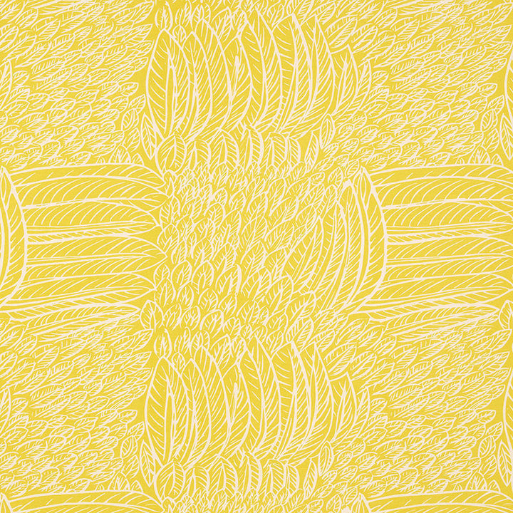 Featherfest Citron 176231 by Schumacher Designer Fabric Good Vibrations See Sample UNITED STATES OF AMERICA MEDIUM DUTY </p><p>Repeat: Horizontal: 26 3/4" (68CM) and Vertical: 24 3/4" (63CM) 53" (135CM) - Swanky Fabrics -