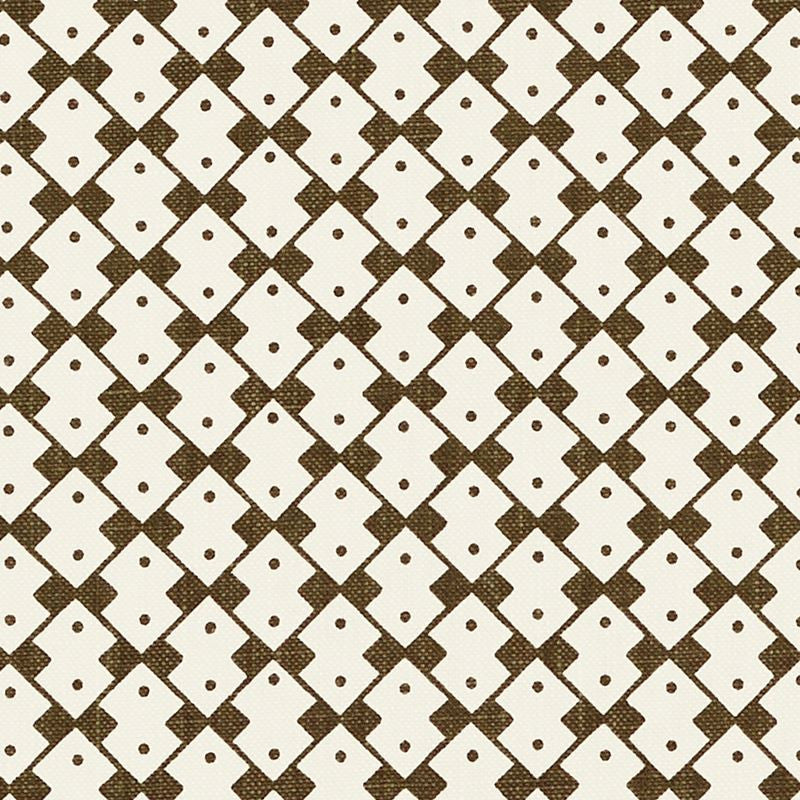 Domino Salvador 176292 by Schumacher Designer Fabric David-Oliver 100% Linen - Horizontal: 5.375 and Vertical: 5.375 54 - Swanky Fabrics -