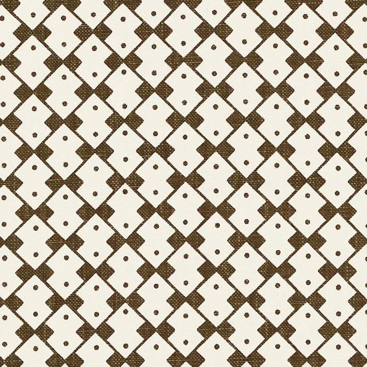 Domino Salvador 176292 by Schumacher Designer Fabric David-Oliver 100% Linen - Horizontal: 5.375 and Vertical: 5.375 54 - Swanky Fabrics -