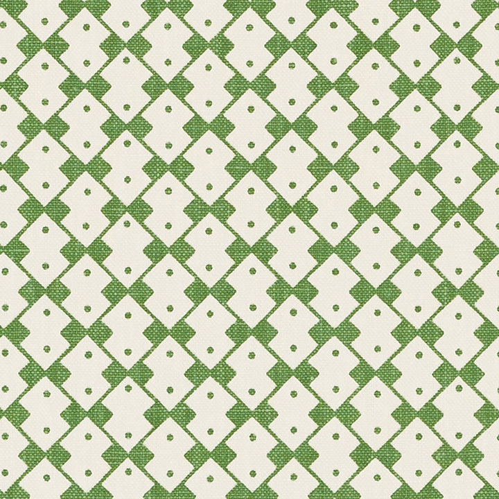Domino Chelsea Green 176293 by Schumacher Designer Fabric DAVID OLIVER LINEN 100% CHINA </p><p>Repeat: Horizontal: 5 3/8" (14CM) and Vertical: 5 3/8" (14CM) 54 - Swanky Fabrics -