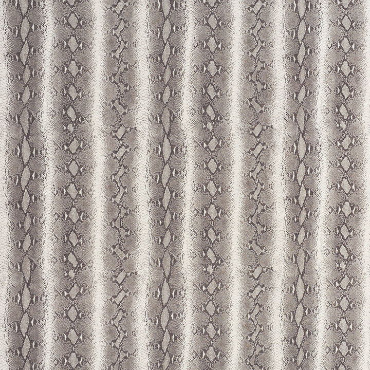 Snake Rattle & Roll Linen Ash 176351 by Schumacher Designer Fabric Animal-Prints-Wovens 100% Linen - Horizontal: 17.75 and Vertical: 19 53.5 - Swanky Fabrics -