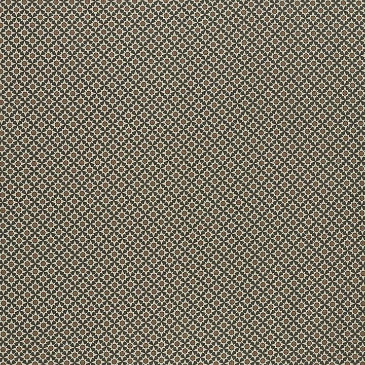 Serendipity Cinder & Caramel 176420 by Schumacher Designer Fabric Clique 100% Linen - Horizontal: 1.5 and Vertical: 1.5 54 - Swanky Fabrics -
