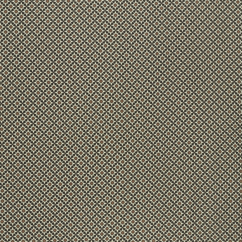 Serendipity Cinder & Caramel 176420 by Schumacher Designer Fabric CLIQUE See Sample CHINA - </p><p>Repeat: Horizontal: 1 1/2" (4CM) and Vertical: 1 1/2" (4CM) 54" (137CM) - Swanky Fabrics -