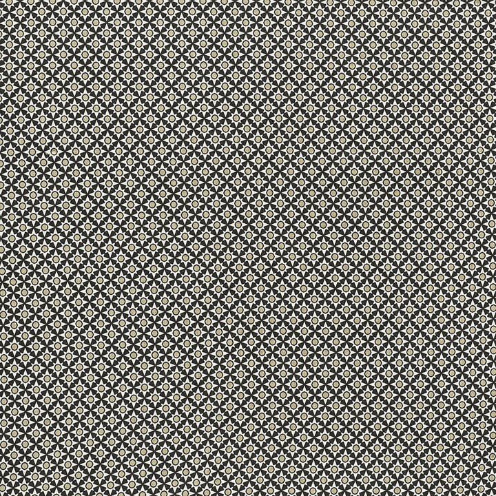 Serendipity Black & Taupe 176421 by Schumacher Designer Fabric Clique 100% Linen - Horizontal: 1.5 and Vertical: 1.5 54 - Swanky Fabrics -