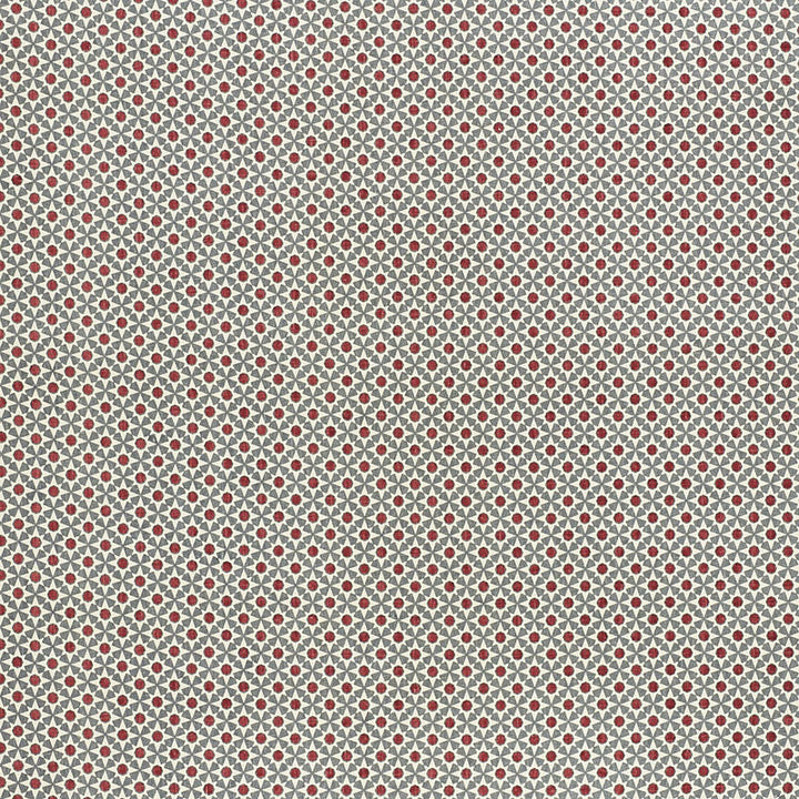 Serendipity Slate & Rouge 176424 by Schumacher Designer Fabric Clique 100% Linen - Horizontal: 1.5 and Vertical: 1.5 54 - Swanky Fabrics -