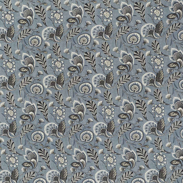 Ursula Delft 176443 by Schumacher Designer Fabric CLIQUE LINEN 100% UNITED KINGDOM </p><p>Repeat: Horizontal: 13 1/2" (34CM) and Vertical: 13" (33CM) 54 - Swanky Fabrics -