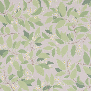 Schumacher Fabric Dogwood Leaf Grisaille 176521