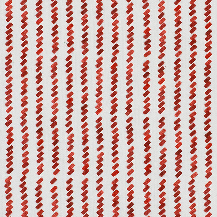 Tic For Tac Red 176540 by Schumacher Designer Fabric DAVID KAIHOI See Sample UNITED STATES OF AMERICA - </p><p>Repeat: Horizontal: 6 3/4" (17CM) and Vertical: 11 3/4" (30CM) 55 1/2" (141CM) - Swanky Fabrics -