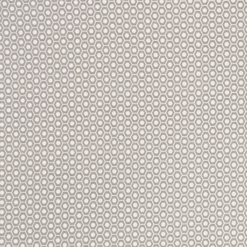 Queen B II Grey 176562 by Schumacher Designer Fabric Indooroutdoor-By-Studio-Bon 100% Acrylic Wyzenbeek 15,000 Horizontal: 1.25 and Vertical: 7/8- 54 - Swanky Fabrics -