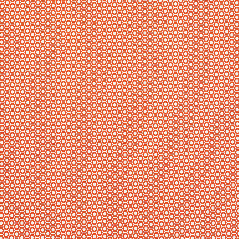 Queen B II Red 176565 by Schumacher Designer Fabric Indooroutdoor-By-Studio-Bon 100% Acrylic Wyzenbeek 15,000 Horizontal: 1.25 and Vertical: 7/8- 54 - Swanky Fabrics -