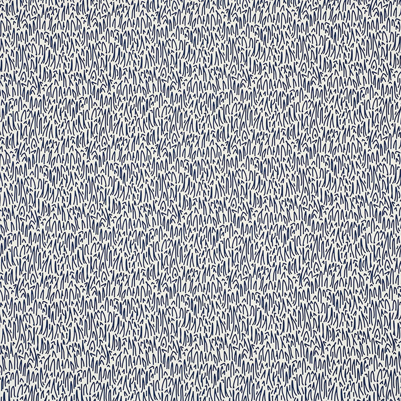 Grass Ii Navy 176601 by Schumacher Designer Fabric INDOOR/OUTDOOR STUDIO BON See Sample UNITED STATES OF AMERICA MEDIUM </p><p>Repeat: Horizontal: 9" (23CM) and Vertical: 16 3/4" (43CM) 54" (137CM) - Swanky Fabrics -