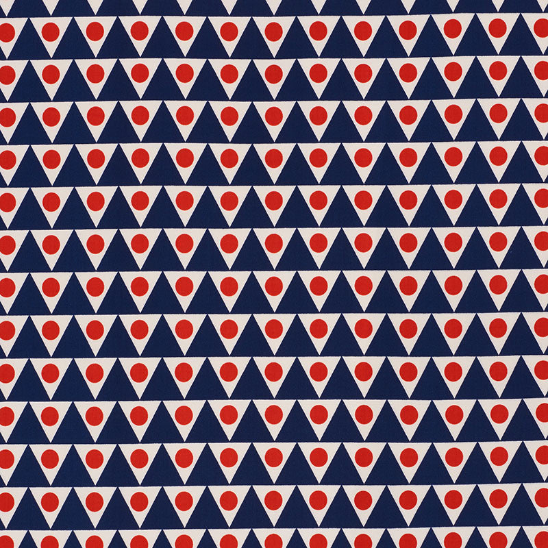 Pennant Ii Navy & Red 176642 by Schumacher Designer Fabric INDOOR/OUTDOOR STUDIO BON ACRYLIC PLAIN WEAVE 100% UNITED STATES OF AMERICA WYZENBEEK 15,000 </p><p>Repeat: Horizontal: 2 1/4" (6CM) and Vertical: 2 1/4" (6CM) 54 - Swanky Fabrics -