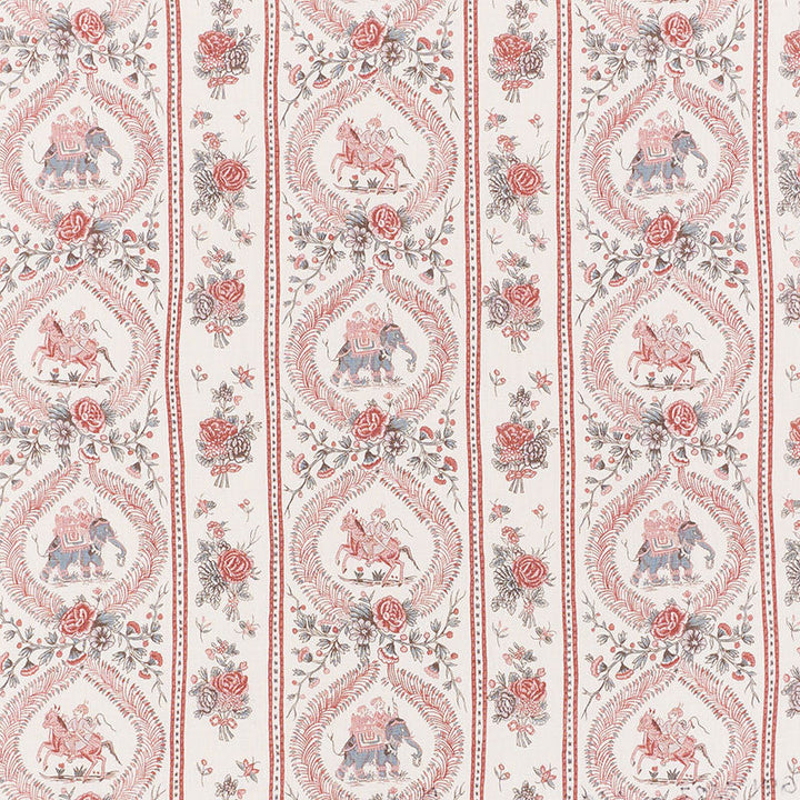 Kandula Multi 176800 by Schumacher Designer Fabric Schumacher-Classics 100% Linen - Horizontal: 18 and Vertical: 12 54.75 - Swanky Fabrics -