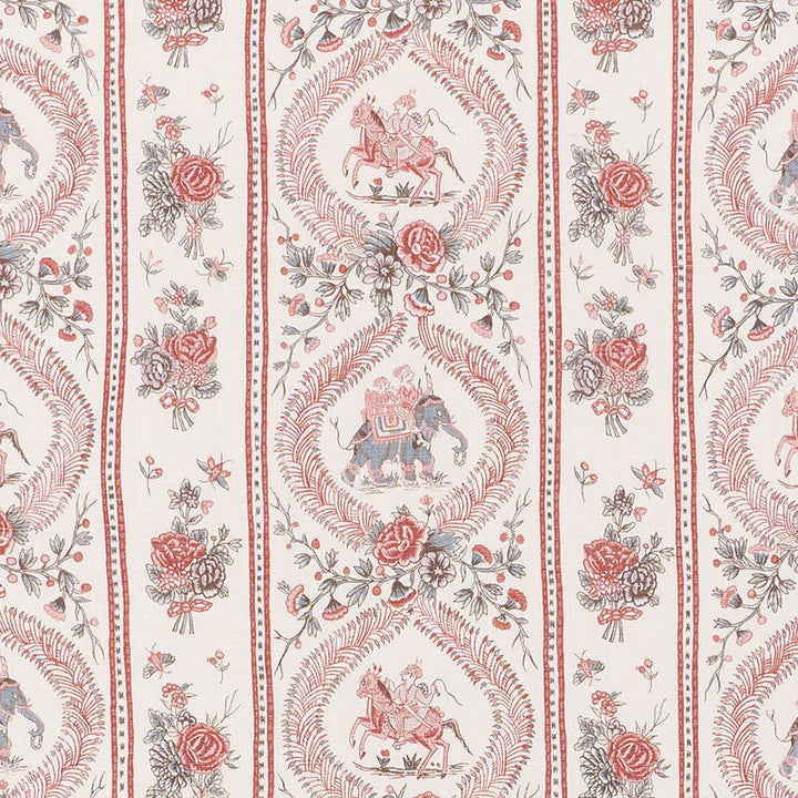 Kandula Multi 176800 by Schumacher Fabric Schumacher Fabric Kandula Multi 176800Fabric LINEN 100% THAILAND </p><p>Repeat: H: HORZ. 18" (46CM) , V: VERT. 12" (30CM) 54.75 - Fabric Carolina -