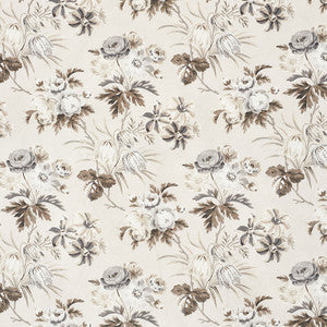 Schumacher Fabric Cecil Chintz Grisaille 176810