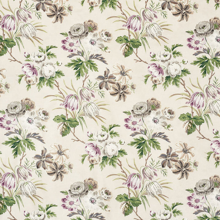 Cecil Chintz Wisteria 176811 by Schumacher Designer Fabric VOGUE LIVING COTTON 100% FRANCE MARTINDALE 25,000 </p><p>Repeat: Horizontal: 16 1/4" (41CM) and Vertical: 20 1/4" (51CM) 53.5 - Swanky Fabrics -