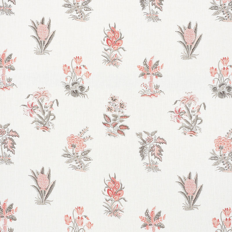 Bunny Rose 176831 by Schumacher Designer Fabric VOGUE LIVING See Sample THAILAND MEDIUM DUTY </p><p>Repeat: Horizontal: 18" (46CM) and Vertical: 18" (46CM) 54" (137CM) - Swanky Fabrics -