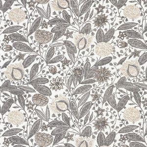 Schumacher Fabric Gloria Grisaille 176840