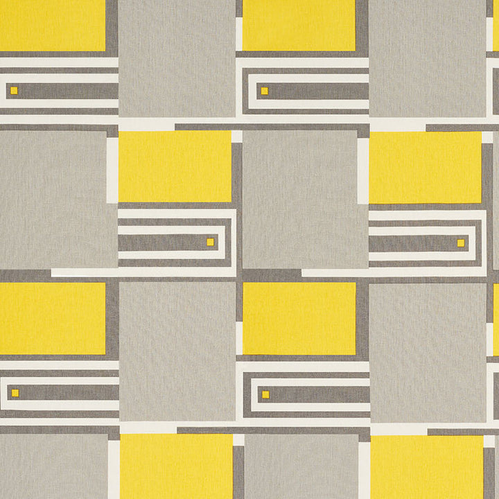 Design 101 Grey & Yellow 176860 by Schumacher Fabric Schumacher Fabric Design 101 Grey & Yellow 176860Fabric </p><p>Repeat: H: , V: - Fabric Carolina -