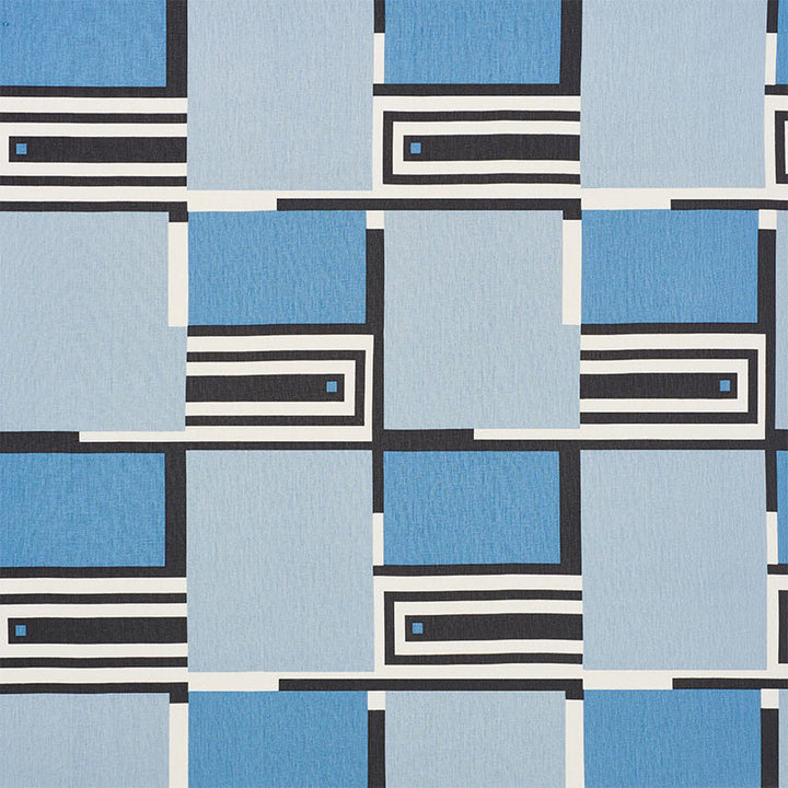 Design 101 Blues 176862 by Schumacher Fabric Schumacher Fabric Design 101 Blues 176862Fabric </p><p>Repeat: H: , V: - Fabric Carolina -
