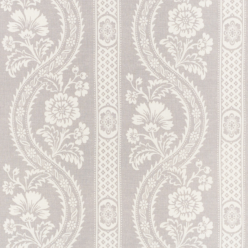Versailles Grey 176951 by Schumacher Designer Fabric French-Revolution 90% Linen, 10% Nylon Martindale 20,000 Horizontal: 27.25 and Vertical: 20.5 54.5 - Swanky Fabrics -