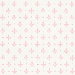 Schumacher Fabric Fleur De Lis Blush 176963