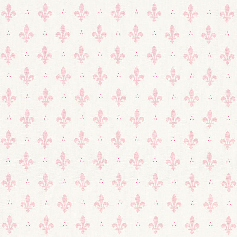Fleur De Lis Blush 176963 by Schumacher Fabric Schumacher Fabric Fleur De Lis Blush 176963Fabric LINEN 100% BELGIUM </p><p>Repeat: H: HORZ. 2" (5CM) , V: VERT. 2 1/2" (6CM) 54 - Fabric Carolina -