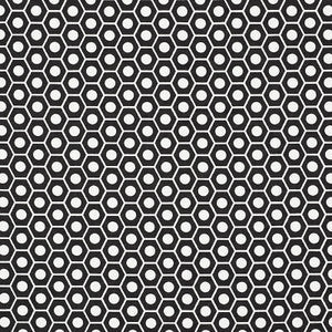 Schumacher Fabric Queen B Black 177078