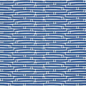 Schumacher Fabric Dot Dash Navy 177101