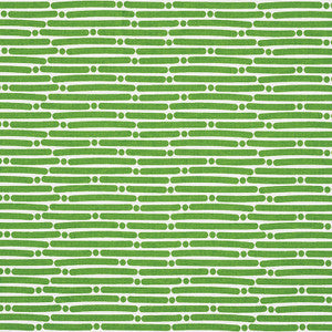 Schumacher Fabric Dot Dash Green 177102