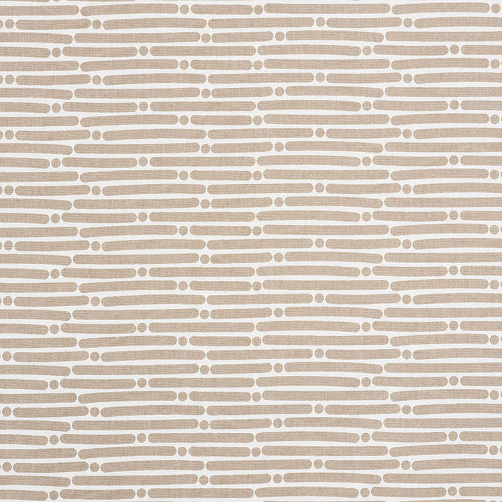 Dot Dash Sand 177103 by Schumacher Designer Fabric PRINTS BY STUDIO BON See Sample TURKEY HEAVY </p><p>Repeat: Horizontal: 9" (23CM) and Vertical: 1 1/2" (4CM) 53 3/4" (137CM) - Swanky Fabrics -