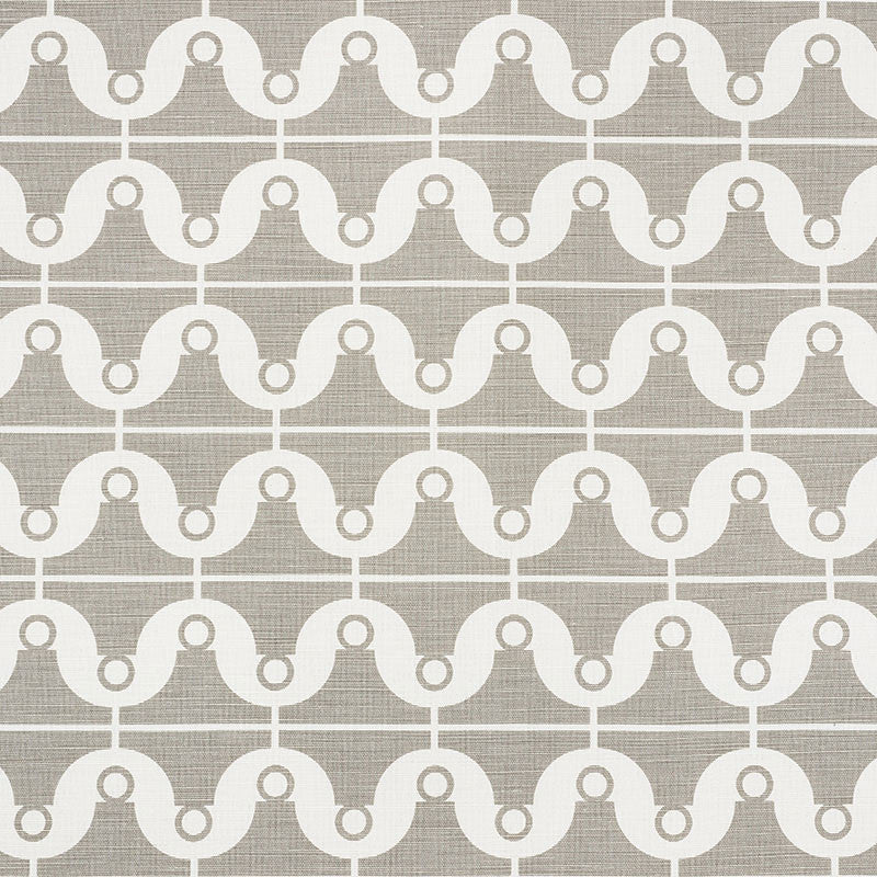 London Bridge Taupe 177131 by Schumacher Fabric Schumacher Fabric London Bridge Taupe 177131Fabric LINEN 55% BELGIUM </p><p>Repeat: H: HORZ. 3 1/2" (9CM) , V: VERT. 6 1/2" (17CM) 54 - Fabric Carolina -